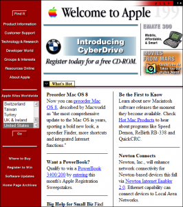 Apple Website 1997